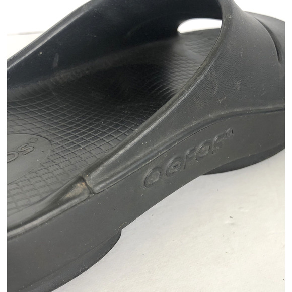 OOFOS Ooahh Sport Recovery Slides Men's 5 Women's 17 38 Black Unisex Comfort - Picture 10 of 10